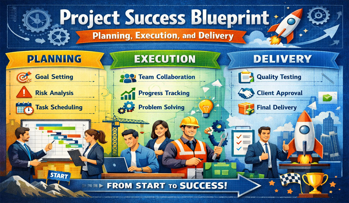 Project Success Blueprint: Planning, Execution, and Delivery